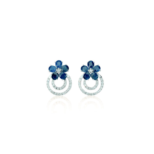 Blue Sapphire Earring