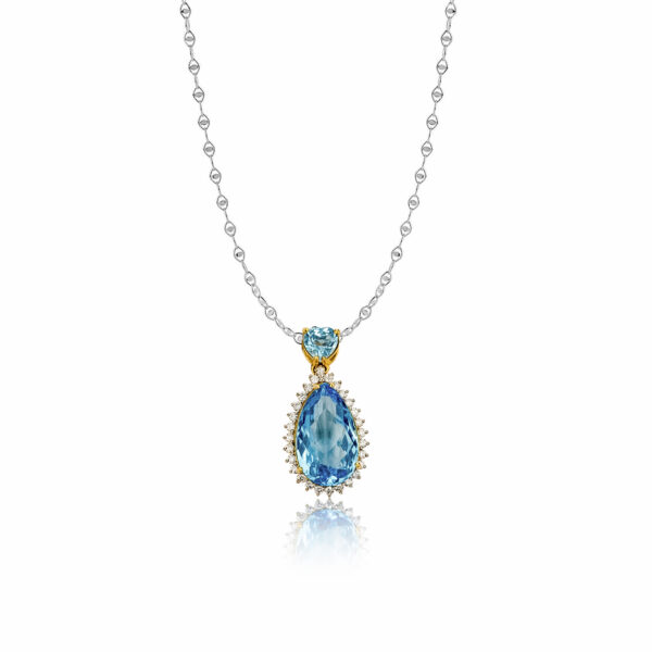 Blue Topaz Pendant