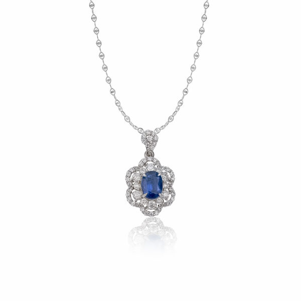 Emerald Diamond Pendant